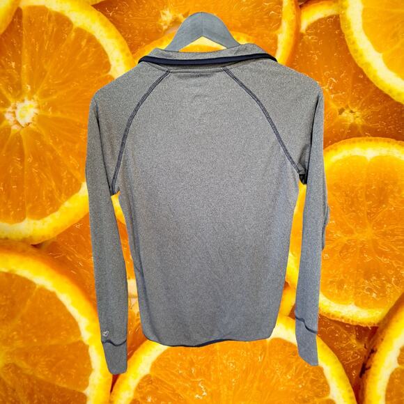 Colosseum Notre Dame 1/4 Zip Long Sleeve With Thumb Hole Shirt Size S - Picture 6 of 6